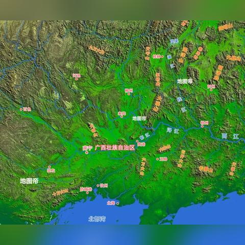 南宁最新地图——探索城市新面貌